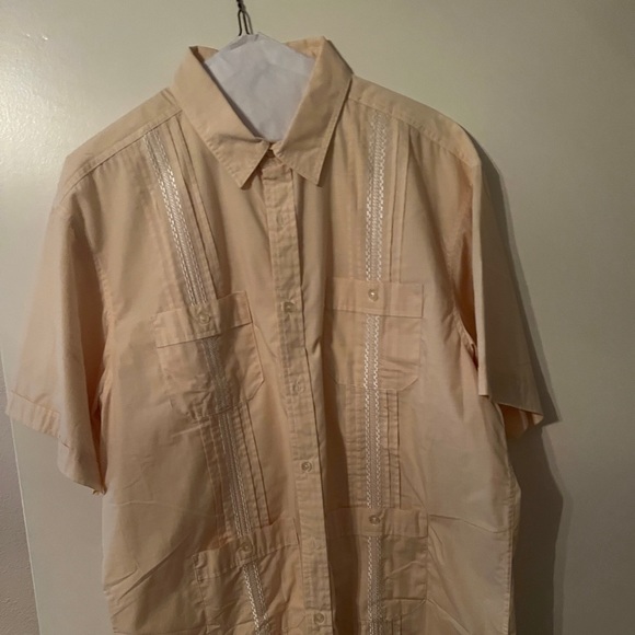 Other - Mens Howler brothers guabarya size large yellow/white. Never worn